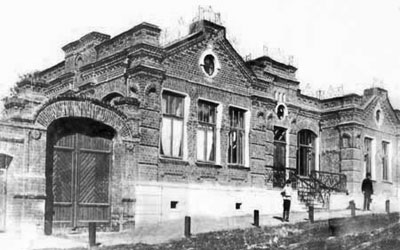 1912 год. Здание Красного креста, в котором сегодня располагается диспансер