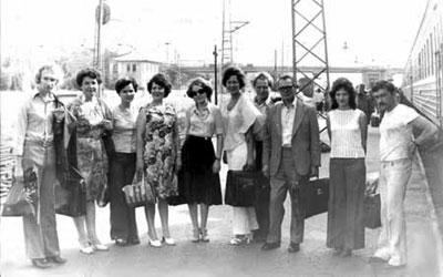 1980 год. На экскурсии в г. Волгоград
